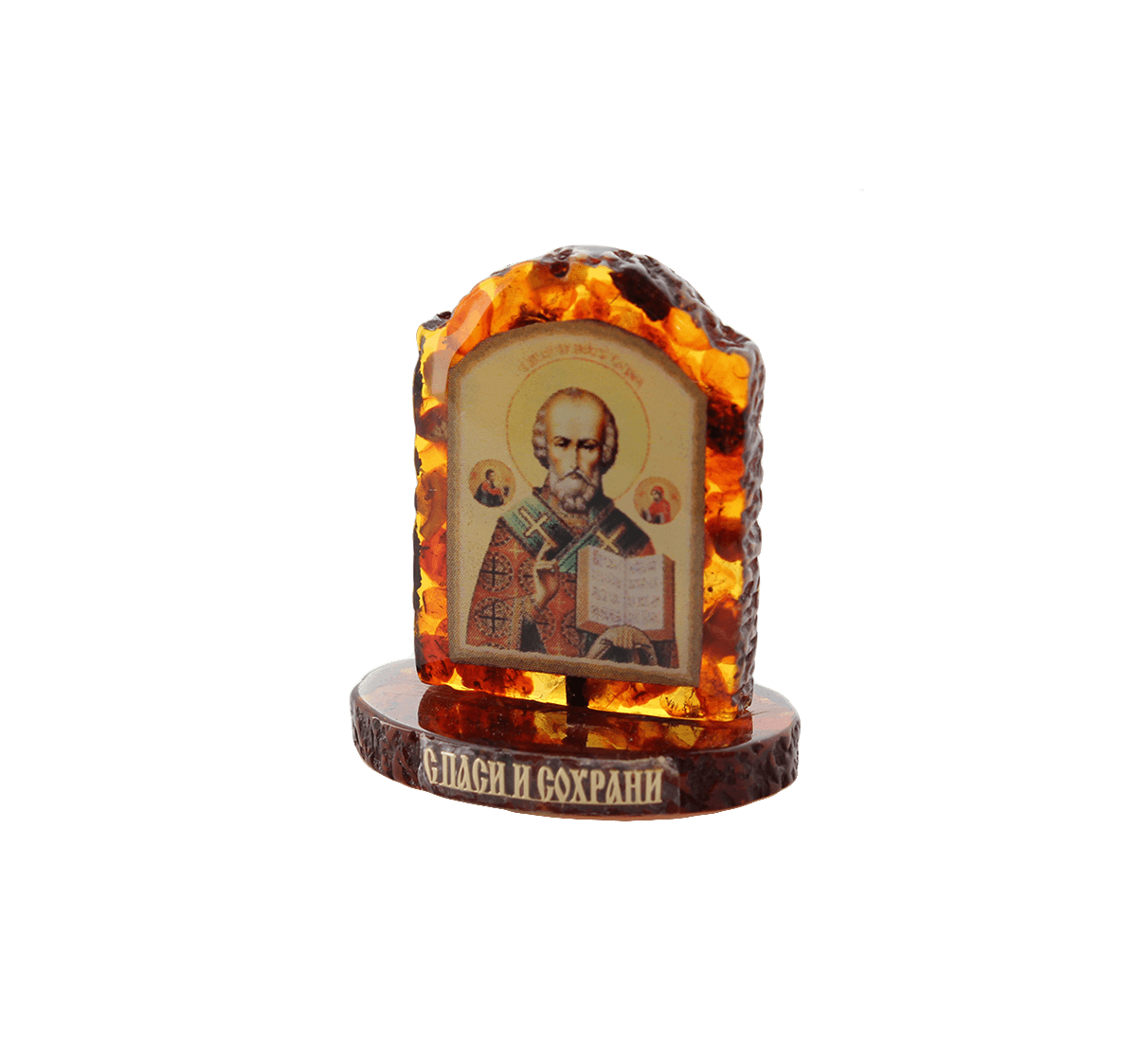 Иконка на подставке. Святитель Николай Чудотворец Иконка на подставке. Святитель Николай Чудотворец