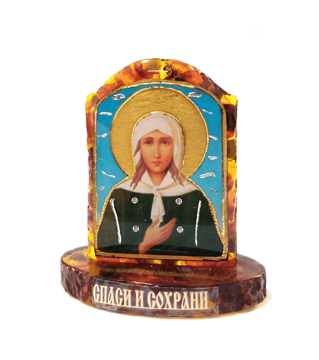 Иконка на подставке.
Тиснение
св. Ксения Петербургская Иконка на подставке.
Тиснение
св. Ксения Петербургская